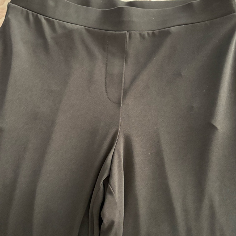 Susan Graver XS black pull up‎ Trousers stretchy 29 x 22 ankle pants buttons